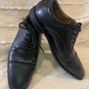 Nunn Bush Men Black Dress Comfort Gel Shoes Size 7.5